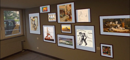 Living Art Gallery:
Transform your room into a dynamic art space that updates to match your tastes