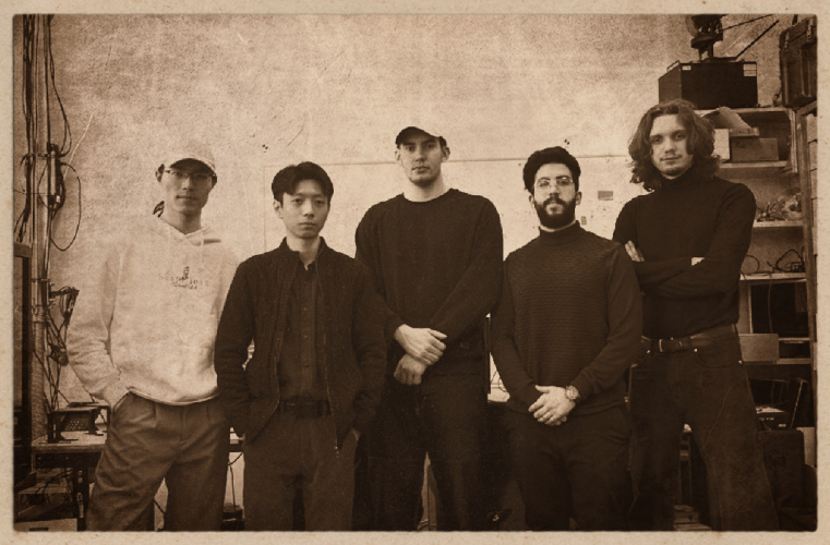 From left: Pedro Jinjun Dong, Phi Ip, Danylo Katrechko, Mohamed Mansuri, and Joel Christlein. 
March 2025.